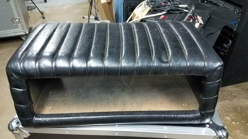 Kustom 250 amp head cabinet  early 70's black image 1
