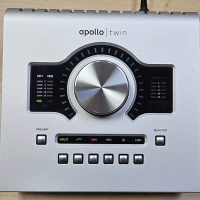 Universal Audio Apollo Twin DUO Thunderbolt Audio Interface 2010s - Silver image 7