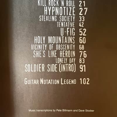 System of A Down - Hypnotize - Guitar Tab / Tablature Book image 3