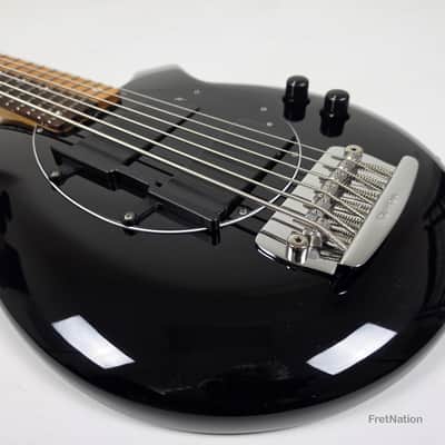 Ernie Ball Music Man John Myung Bongo HH 6-String Bass Black w/ Gator Bag 8.56lbs S08050 image 9