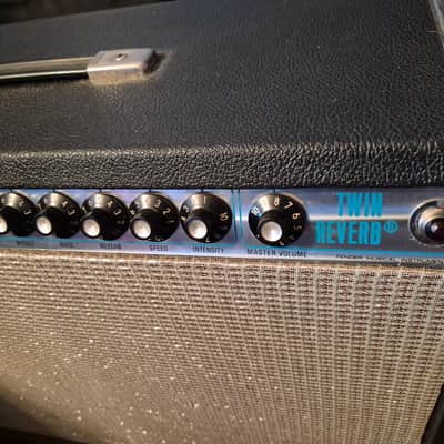 Fender Twin Reverb Amplifier 1974 - Black Tolex image 2
