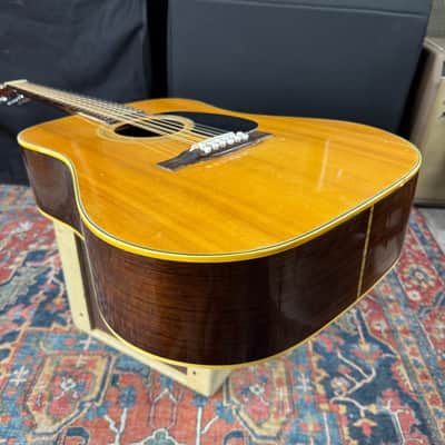 Pro Martin D-2812 Style Dreadnought Model D220 Made in Japan - 1970's image 12