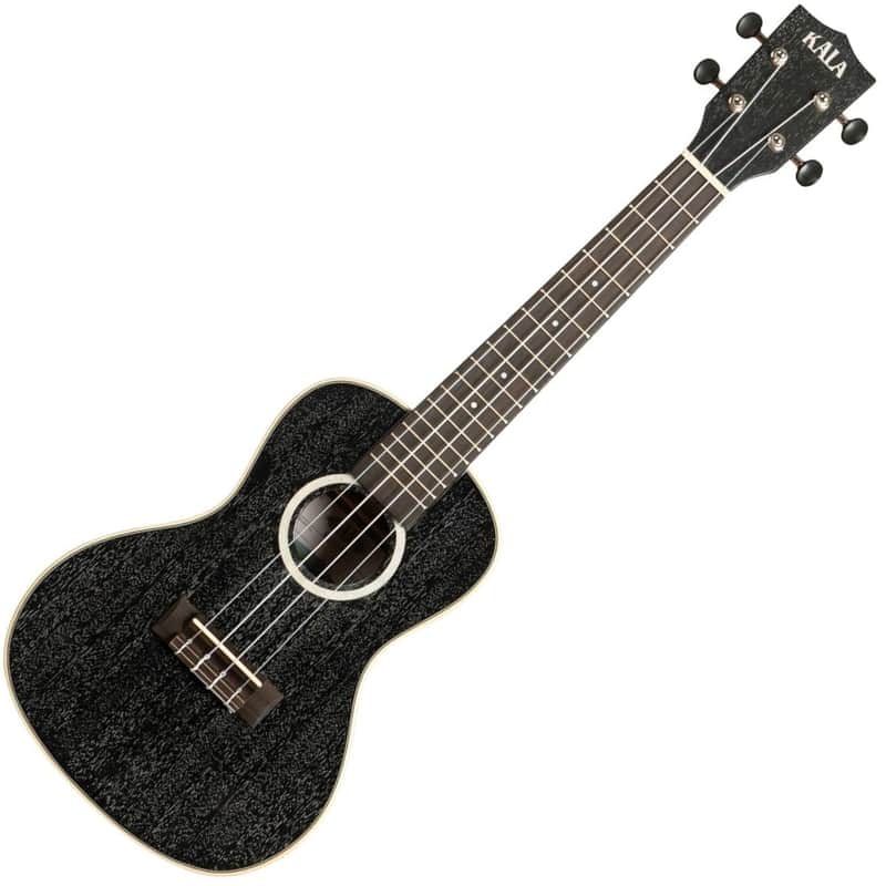 Kala Brand Solid Mahogany Doghair Salt & Pepper Concert Ukulele image 1