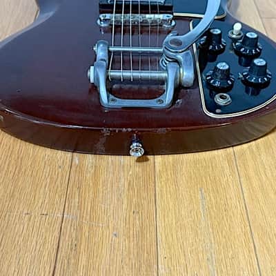 1972 USA Gibson SG Pro Electric Guitar w/ OHSC, Bigsby Tail Piece, P90 Pickups, Very Good Condition image 3