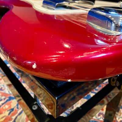 Fender Precision Bass 1966 Candy Apple Red image 15