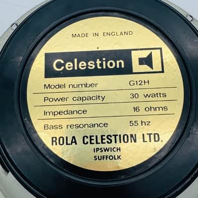 PAIR of Celestion G12H Blackback Speakers 70’s image 3