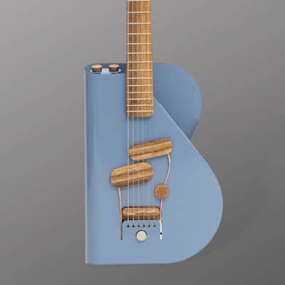 Verso Orbit Baritone 2024. - Dove Blue / Walnut - Sheet Metal Body w/ freely adjustable Magnetic Pickups SC1 Neck & HB2 Bridge - NEW. (Authorized Dealer) image 2