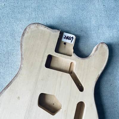 Unfinished Right Hand Tele Style Guitar Body image 9