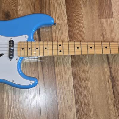 Fender MIJ Limited International Color Stratocaster 2022 - Maui Blue image 1