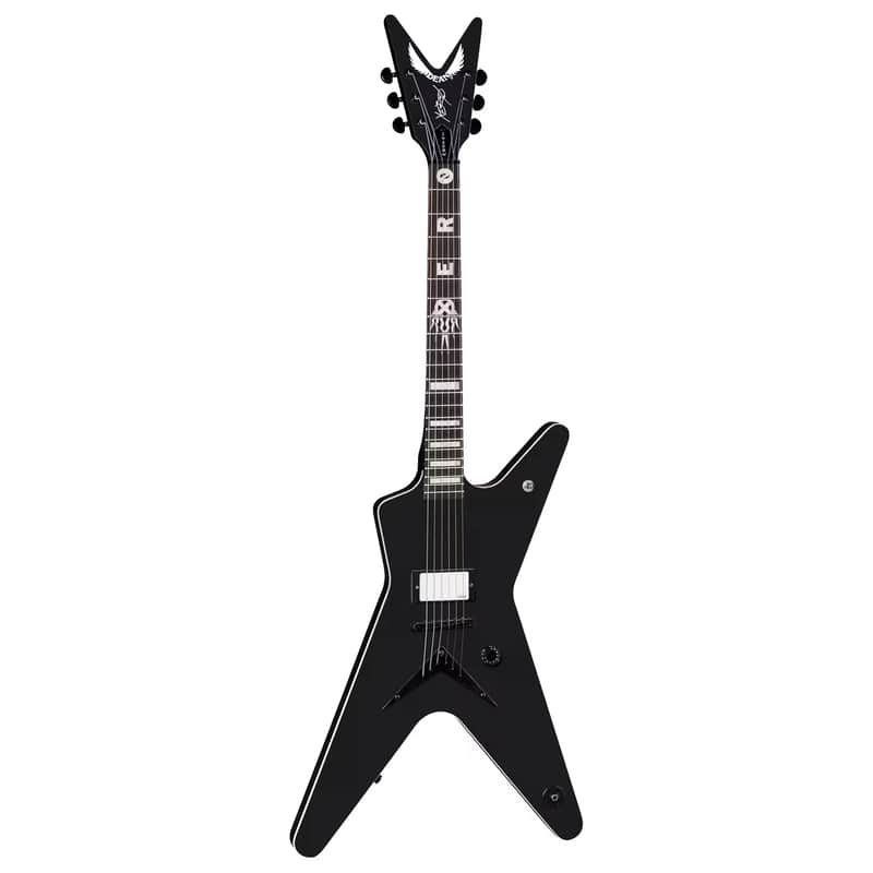 Dean ML X STATIC X XERO Shadow Black Satin ML Limited Edition Signature Series Electric Guitar - Brand New - With Certificate image 1