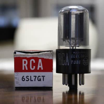 RCA 6SL7GT 1956 Gray Glass "Bottom D Getter" NOS NIB Tube "Satisfaction Guaranteed" image 7