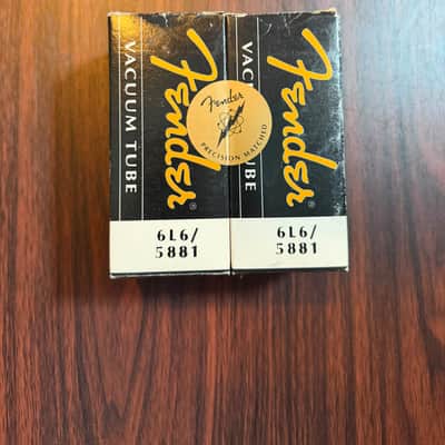 Fender 6L6/5881 Matched Tubes 90s (pair, Russian) image 1