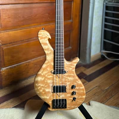 Birdsong "Sadhana" 4-String (Short Scale) 2011 - Quilted Maple image 15