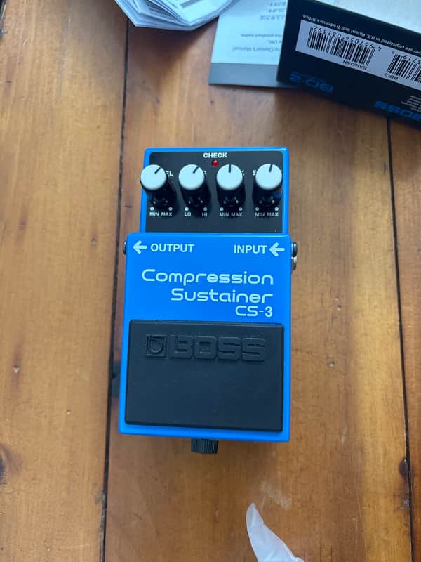 Boss CS-3 Compression Sustainer (Silver Label) 1997 - Present - Blue image 1