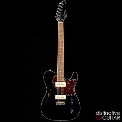 Suhr Custom Classic T Black Double Bound - Dual P90 Pups image 5