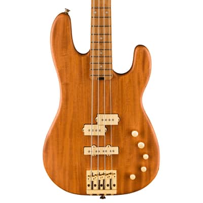 Used Charvel Pro-Mod San Dimas Bass PJ IV - Natural Mahogany image 2