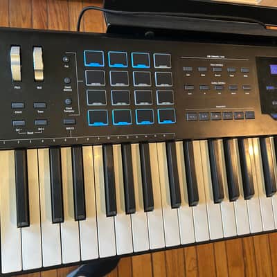 Arturia KeyLab 88 MkII MIDI Controller - Black, with wooden legs and case