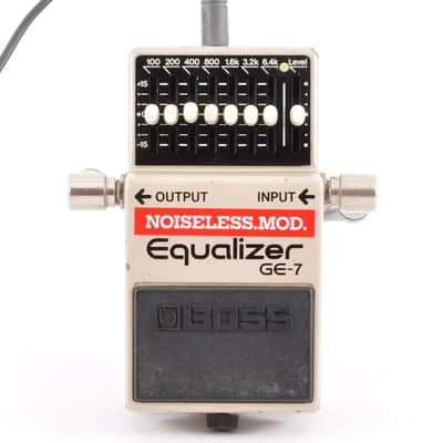 Immagine Boss GE-7 Modified Noiseless Equalizer Made in Japan 1987 Guitar Effects Pedal Used From Japan #766600 - 8