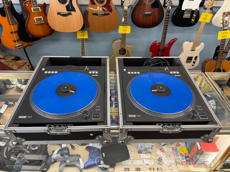 Rane Twelve MKI DJ Turntable Controller PAIR in ROADCASES 12 image 1