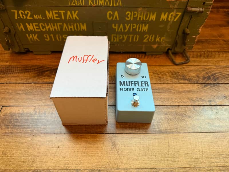 PedalPCB Muffler Noise Gate (Vintage MXR Style) – 2026 Powder-Coated Blue image 1