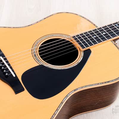 2008 Yamaha LL36 ARE Original Jumbo Acoustic Guitar Nitro Lacquer w/ Case image 8