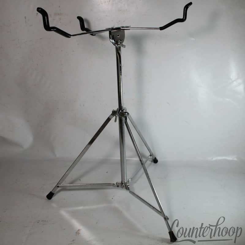Slingerland Snare Drum Stand Niles,IL Top Basket+Single-Braced Vintage60s Chrome image 1