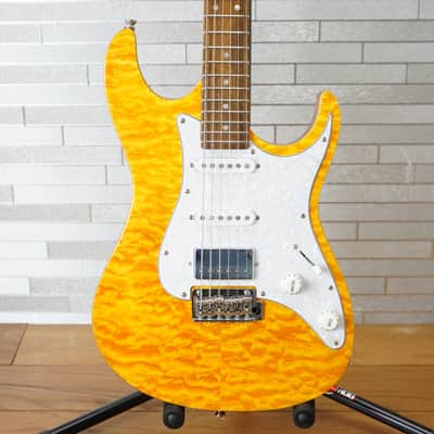 Tagima Stella DW Electric Guitar - Transparent Orange - Quilted Maple! image 1