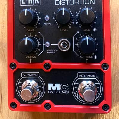Rare Distortion Pedal Dual Gain With V SWITCH By MC Systems Dynamic Analogue Distortion! image 1