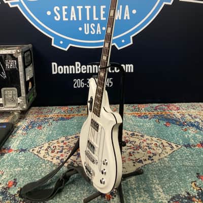 Eastwood Tom Hamilton's Aerosmith, Airline Map DLX  White "Dressing Room Bass" (#23) 2000s - White image 11