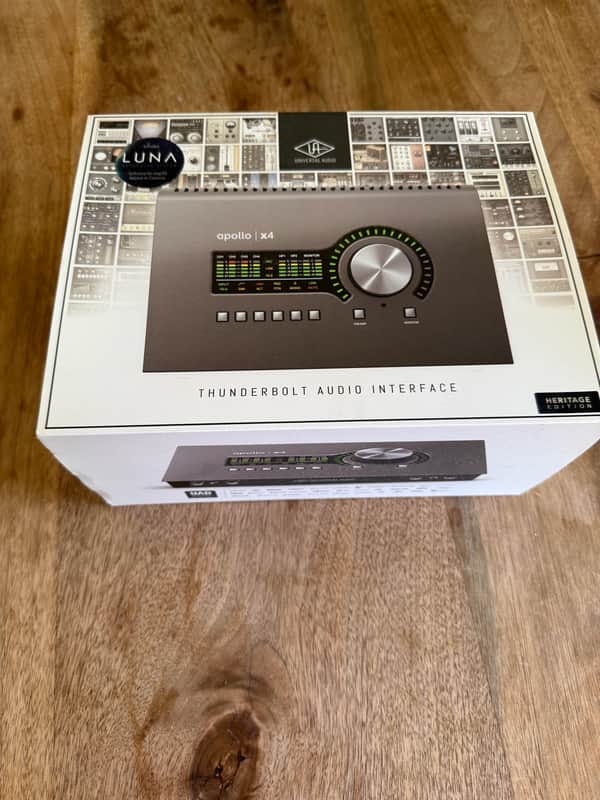 Universal Audio Apollo x4 QUAD Heritage Edition Thunderbolt 3 Audio Interface 2020 - Present - Gray image 1