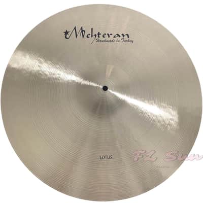 Mehteran Cymbals 2 pcs Lotus Series 24" Paper Thin Ride - Jazz Series 24” Ride image 2