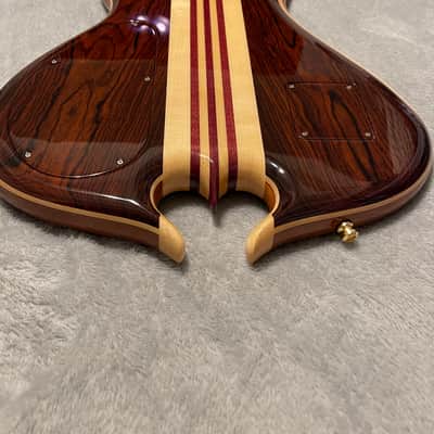 Alembic Signature Deluxe Mark 5 String Bass Guitar Cocobolo image 8
