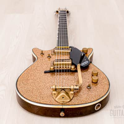 1962 Gretsch Champagne Sparkle Jet Double Cutaway 6129T w/ Burns Vibrato, Case image 12