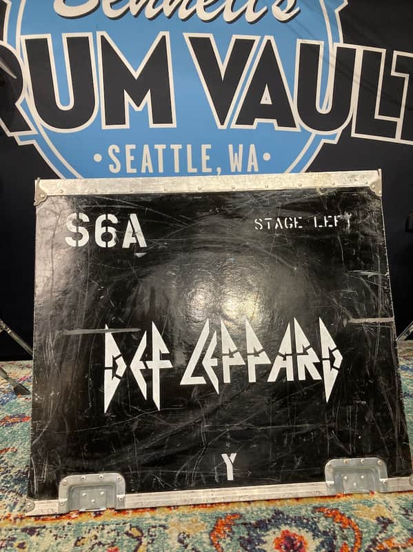 Def Leppard Logo, Tour Used Case Panel Wall Hanging "S6A" "Stage Left" (#20) image 1