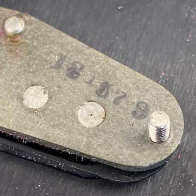 Fender Stratocaster Pickup Set 1979 gray bottom wired pickguard vintage 70's Strat image 10