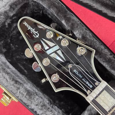 Epiphone Brent Hinds Signature Flying V Custom with Case - Silver Burst image 7