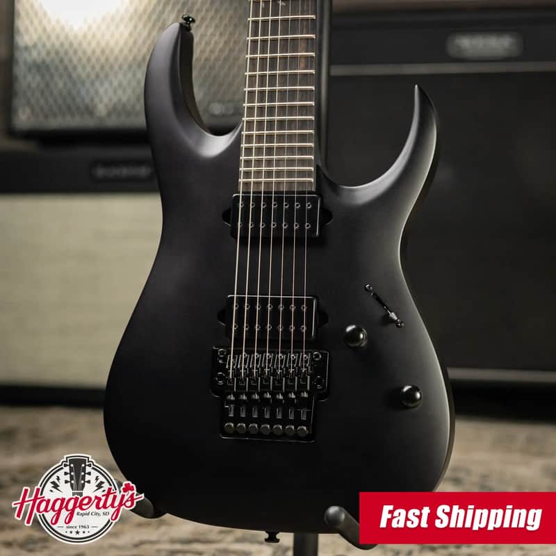 Ibanez K7YIN James "Munky" Shaffer Signature 7-String Electric Guitar - Matte Black with Gig Bag image 1
