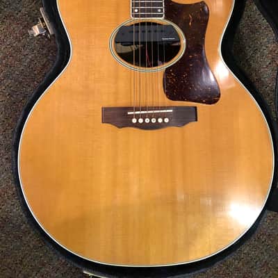 Guild F45CE vintage acoustic guitar 1980's Blonde image 3