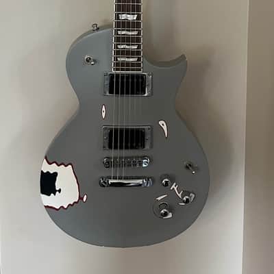 2012 ESP Truckster Aged Primer Grey James Hetfield Signature w/ COA image 2