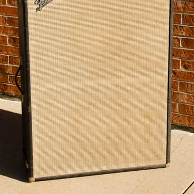 1966 Bandmaster Head & 2 x 12" Matching Cabinet, Recapped & Retubed, Blackface image 2