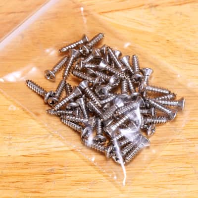 1000 Stainless Steel Pickguard Screws - #4 x 1/2" Phillips Chrome Finish for Fender Guitars image 4