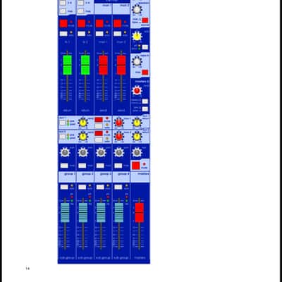 Midas Venice 320 32-Channel / 46-Input Mixing Console 2001 - 2010 - Blue image 9