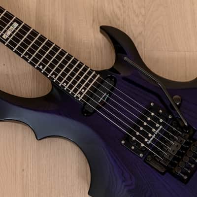 2000 ESP Forest-GT Electric Guitar See Thru Purple Japan w/ Seymour Duncan SHR-1 & TB-4 image 7