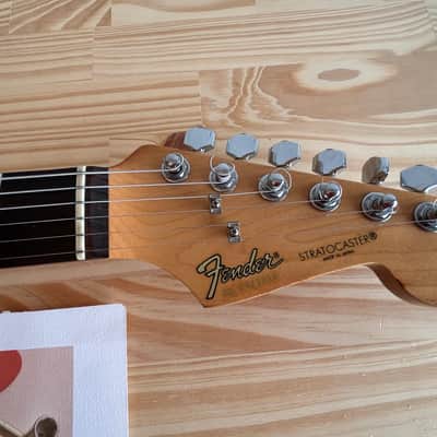 Fender Stratocaster MIJ Made In Japan E serial 1989 Olympic White Rosewood fretboard in Very Good Condition image 10