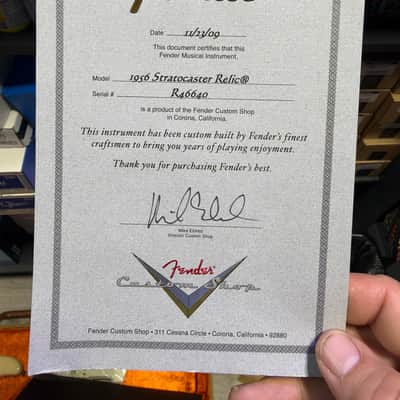 USED 2009 Fender Custom Shop Stratocaster 1956 Relic - Dessert Sand image 7