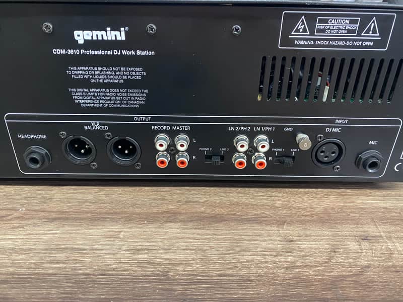 Gemini DJ Workstation CDM-3610 | Reverb