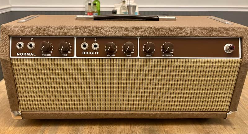Hand Wired Clone of a Fender 6G3 "Brownface" Deluxe Head 20 Watts Premium Components image 1
