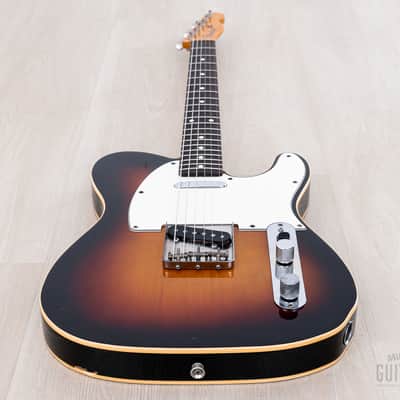 1983 Fender JV '62 Telecaster Custom TL62B-65 Sunburst w/ Case, Japan MIJ Fujigen image 11