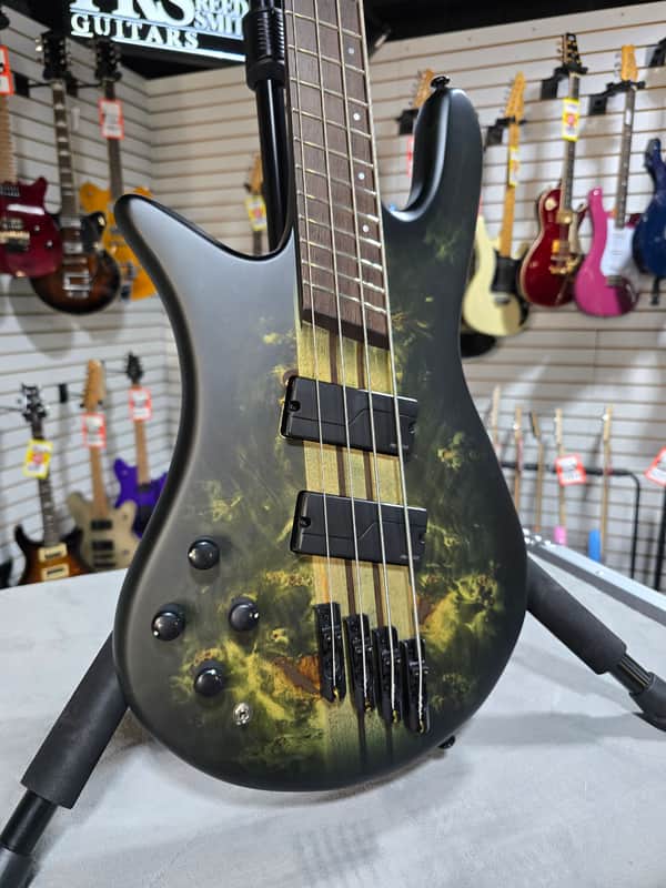 Spector NS Dimension 4 Left-Handed Bass Guitar - Haunted Moss Matte w/Gig Bag #996 image 1