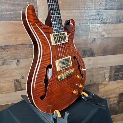 PRS Hollowbody HBII Piezo Artist Package 2004 Violin Amber Hardshell Case Free Ship USED #480 image 2